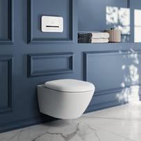 villeroy boch klozetas - Klozeto dangtis Villeroy & Boch Antao, 8M67S1RW, su SoftClosing, su QuickRelease, akmens baltumo - 3 nuotrauka