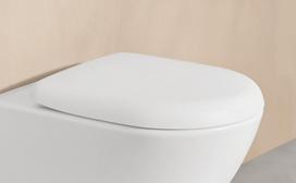 villeroy boch klozetas - Klozeto dangtis Villeroy & Boch Antao, 8M67S1RW, su SoftClosing, su QuickRelease, akmens baltumo - 4 nuotrauka