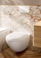 villeroy boch klozetas - Klozeto dangtis Villeroy & Boch Antao, 8M67S1RW, su SoftClosing, su QuickRelease, akmens baltumo - 5 nuotrauka