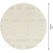 slifavimo diskai 150 - Šlifavimo tinklelis Bosch Expert M480, 150, 12.5 cm x 12.5 cm, 5 vnt. - 8 nuotrauka