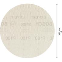 slifavimo diskas 125 mm - Šlifavimo tinklelis Bosch Expert M480, 180, 12.5 cm x 12.5 cm, 5 vnt. - 8 nuotrauka