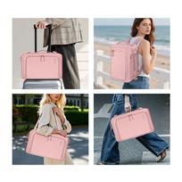 kelionine kuprine - Tech-Protect Defender S50 Backpack for Ryanair & Wizzar, 20L Laptop - Pink - 3 nuotrauka