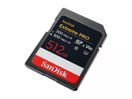 sd kortele 2gb - SanDisk Extreme PRO 512GB SDXC UHS-II V90 - 3 nuotrauka