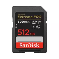 sd kortele 2gb - SanDisk Extreme PRO 512GB SDXC UHS-II V90 - 4 nuotrauka
