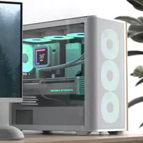 aerocool d301a - Aerocool D301A V2 White (Baltas) - 5 nuotrauka