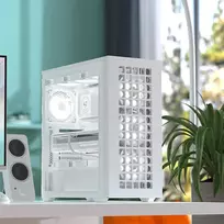 baltas korpusas - Aerocool D502A White (Baltas) - 4 nuotrauka