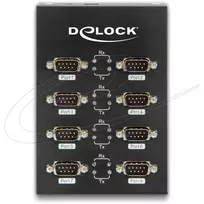 usb adapter usb port - Delock Adapter USB 2.0 / RS-232 DB9 x8 - 4 nuotrauka