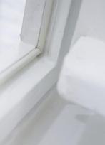 langas - Sandarinimo juosta TESA MOLL, balta (White), P profilis, 6 m x 9 mm - 4 nuotrauka