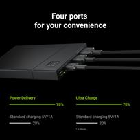 baterija 13 - Green Cell PowerPlay10S 10000 mAh Juodas (Black) - 8 nuotrauka