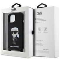 iphone 13 telefono deklas karl lagerfeld - Karl Lagerfeld "Crossbody Silicone Ikonik iPhone 15" Black - 2 nuotrauka