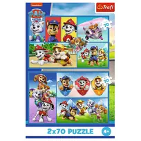 deta - Trefl Dėlionė Paw Patrol 2x70 vnt. 34441 - 4 nuotrauka