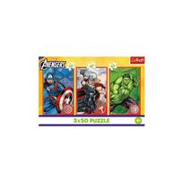 avengers - Trefl Marvel Avengers 34891, 3 x 50 det. - 2 nuotrauka