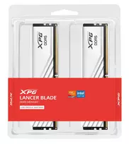 operatyvioji atmintis - ADATA XPG Lancer Blade DDR5 32GB (2x16GB) 6400MHz CL32 Balta (White) - 2 nuotrauka