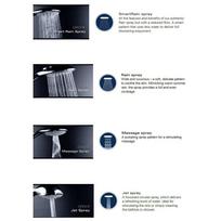 vonios dusas - Dušo sistema su termostatiniu maišytuvu Grohe Euphoria 260, chromas (Chrome) - 4 nuotrauka