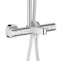 vonios dusas - Dušo sistema su termostatiniu maišytuvu Grohe Euphoria 260, chromas (Chrome) - 8 nuotrauka