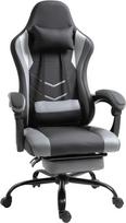 zaidimu kede su koju atrama - Vinsetto žaidimų kėdė, Juoda/Pilka (Black/Grey) - 1 nuotrauka
