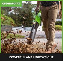 lapu pustuvas 40v - Greenworks GD40ABII; 40 V - 5 nuotrauka