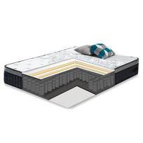 lova 160 medzio - Lova Home4you Chamba Harmo, 160 x 200 x 30 cm, medžio, su čiužiniu, su grotelėmis - 2 nuotrauka