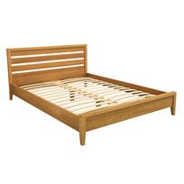 lova 160 medzio - Lova Home4you Chamba Harmo, 160 x 200 x 30 cm, medžio, su čiužiniu, su grotelėmis - 4 nuotrauka