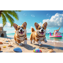 corgi - Trefl Corgi 16536, 100 det. - 2 nuotrauka