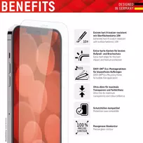 iphone 12 apsauginis stiklas - Apple iPhone 12/12 Pro Real 2D Screen Glass By Displex Transparent - 7 nuotrauka