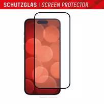 15 pro - Displex "Real 3D Screen Glass Phone 15/ 15 Pro" Black - 4 nuotrauka