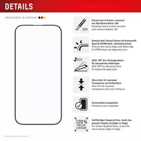 iphone apsauginis stiklas - Displex Premium Glass FC iPhone 16 - 9 nuotrauka