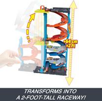 hot wheels trasos - Mattel Hot Wheels Transforming Race Tower HKX43 - 4 nuotrauka