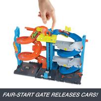 hot wheels trasos - Mattel Hot Wheels Transforming Race Tower HKX43 - 5 nuotrauka