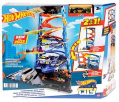 hot wheels trasos - Mattel Hot Wheels Transforming Race Tower HKX43 - 8 nuotrauka