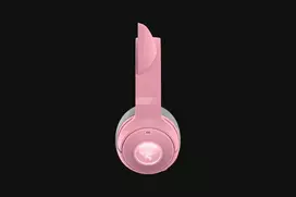 razer ausines - Razer Kraken V2 Kitty BT,  Quartz - 2 nuotrauka