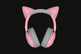 razer ausines - Razer Kraken V2 Kitty BT,  Quartz - 3 nuotrauka