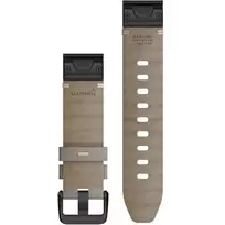 quick release 20mm - Garmin QuickFit 20 Watch Band Shale Gray Suede Leather - 2 nuotrauka