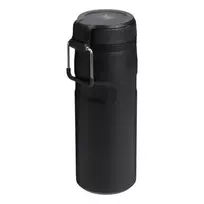 gertuve stanley - Stanley Terminis gertuvė The IceFlow Bottle Twist Flip, 0.47 l, Juodas (Black) - 3 nuotrauka