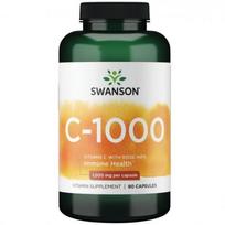 c 1000 swanson - Swanson Vitaminas C su erškėtuogėmis kapsulės 1000 mg, N30 - 3 nuotrauka