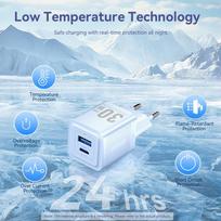 usb 65w charger - MOBILE CHARGER WALL 65W USB/3P WHITE FERW0-EU VENTION - 5 nuotrauka