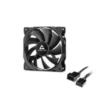 kompiuterio ventiliatorius - Chieftec ZF-1225PWM 120mm Case Fan Black - 5 nuotrauka