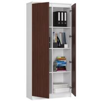 spintos lentynos - Spinta Akord Furniture Factory R80, ruda/balta, 80 cm x 35 cm x 180 cm - 5 nuotrauka