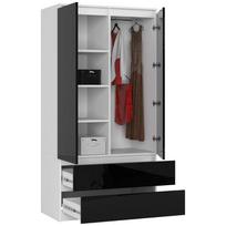 balta spinta - Spinta Akord S90, balta/juoda (White/Black) - 2 nuotrauka