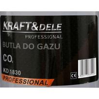 duju reduktoriu - Tuščias CO2 angliarūgšties dujų balionas 8L be reduktoriaus KD1830 - 2 nuotrauka