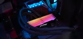 ddr4 ramai 32 - Kingston FURY Beast RGB Juodas (Black) 32GB DDR4 3200MHz CL16 Kit of 2 - 6 nuotrauka