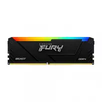 ddr4 ramai 32 - Kingston FURY Beast RGB Juodas (Black) 32GB DDR4 3200MHz CL16 Kit of 2 - 8 nuotrauka