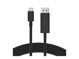 displayport 2.1 kabelis - Belkin USB-C auf DisplayPort Kabelis 1,4m juodas AVC014bt2MBK - 4 nuotrauka