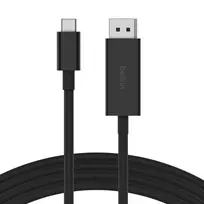 displayport 2.1 kabelis - Belkin USB-C auf DisplayPort Kabelis 1,4m juodas AVC014bt2MBK - 5 nuotrauka