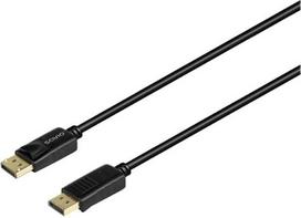 displayport kabelis - Savio CL-206 DisplayPort kabelis 3 m Juodas (Black) - 2 nuotrauka