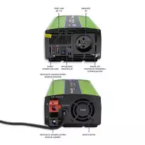 24v inverteris - Qoltec 51941 Qoltec Monolith - 6 nuotrauka