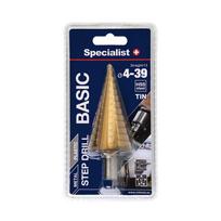 pakopiniai graztai - Pakopinis grąžtas Specialist Basic; 4-39 mm - 2 nuotrauka