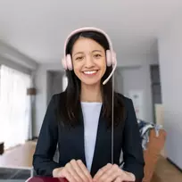 logitech ausines - Logitech H390, rožinė - 3 nuotrauka