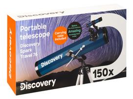 600 teleskopas - Teleskopas su knyga Levenhuk Discovery Spark Travel 76 - 2 nuotrauka