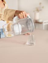 brita filtras - Vandens filtravimo ąsotis BRITA Glass+1 Maxtra Pro PP, pilkas (Grey) - 8 nuotrauka